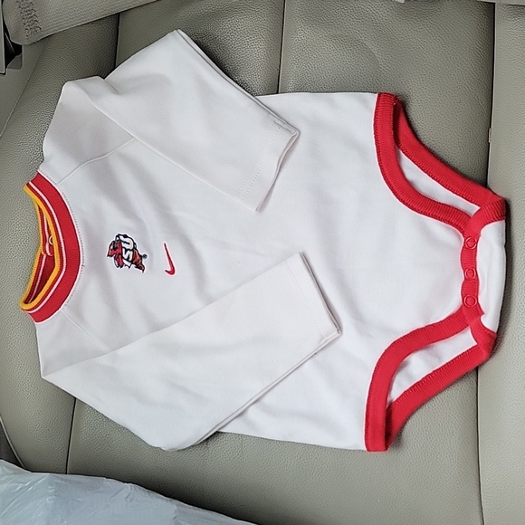 Nike Other - VTG NIKE ISU REDBIRDS 6/9M LONGSLEEVE ONESIE